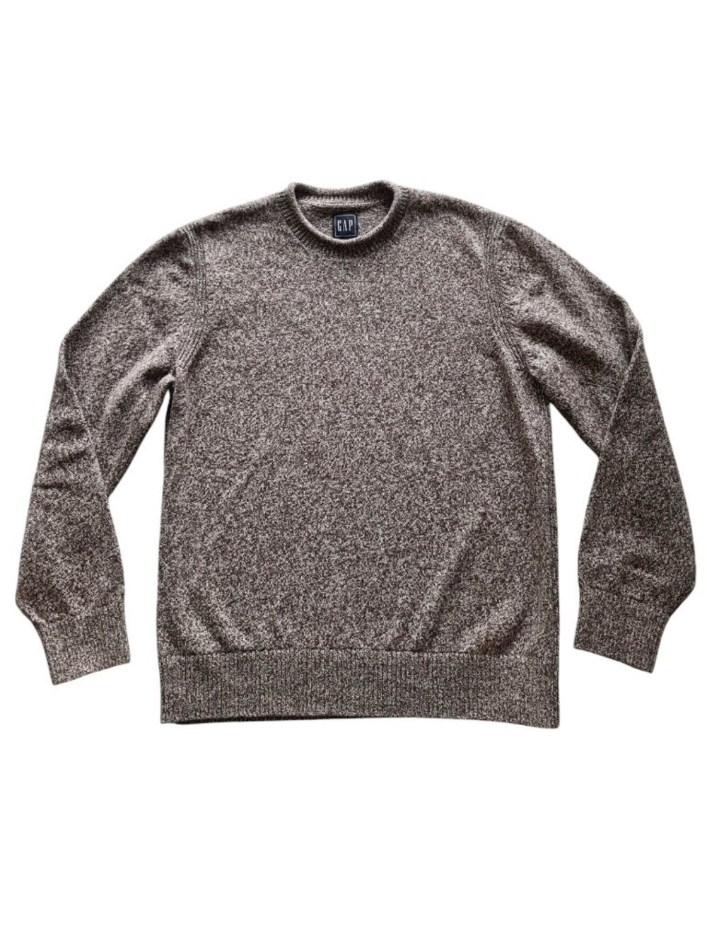GAP Heather Brown Cotton Wool Blend Roll Neck Sweater Size L
